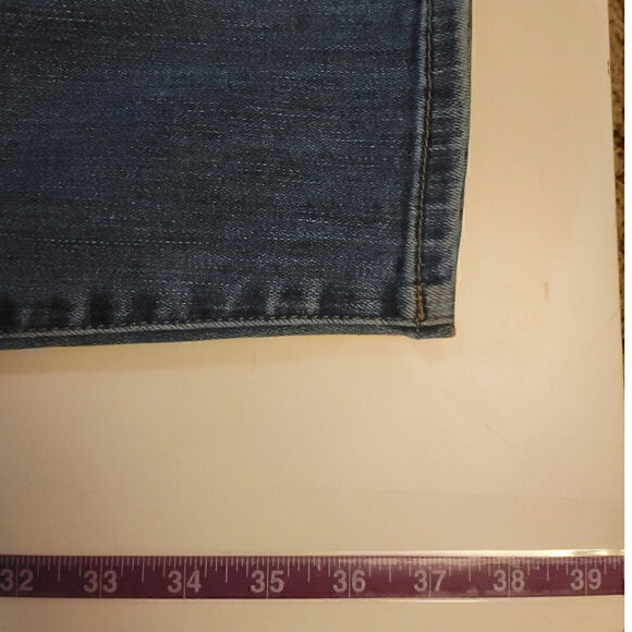 PILCRO & THE LETTERPRESS HIGH RISE SKINNY MID WASH JEANS, SZ 31 - Picture 13 of 14